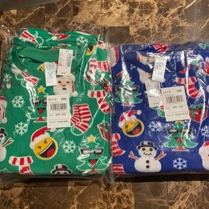 Two Children’s Place Boys Brand New Holiday Pajamas